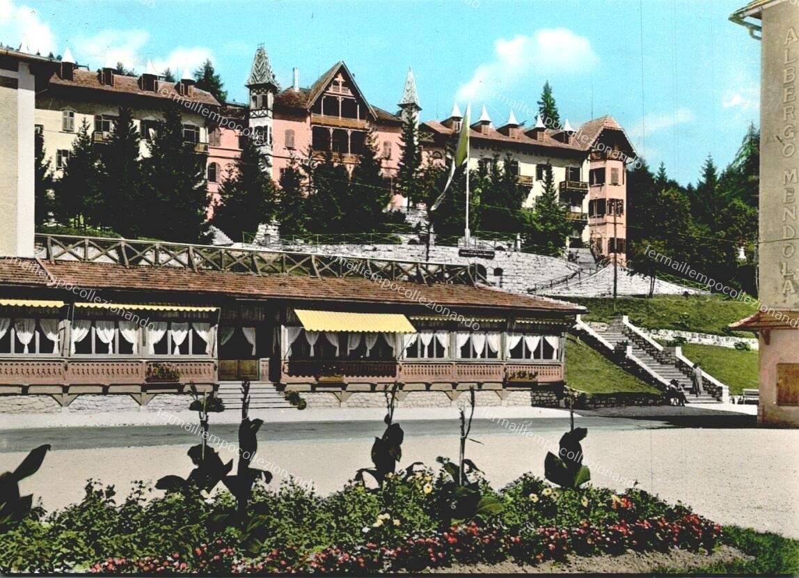 eq113 cartolina passo della mendola,centro di cultura maria immacolata,trento
