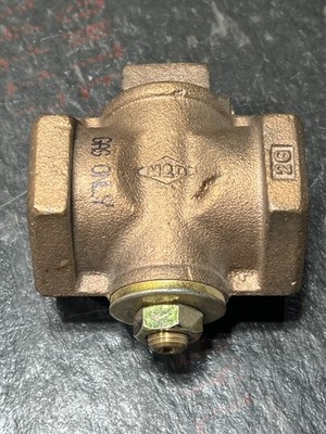 1-1/4'' flat head gas valve mcdonald type nos no packaging