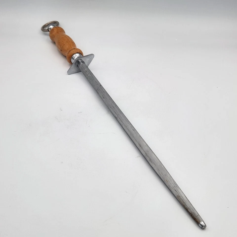 Cuchillo de colección Sheffield England acero de afilar 20" varilla de afilar - acero de 14" Foto 2 de 4