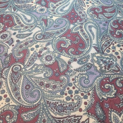 Paisley Stretch Strick Schnurrbärte Blumen Material Dead Stock Stoff 58'' Meter