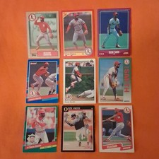 Topps Fleer Score Donruss Upper Deck Ozzie Smith Cardinals 9-Card Lot 1988-1991