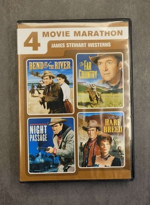 4 Movie Marathon: James Stewart Western Collection (Bend of the River / The Far