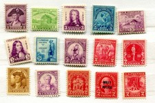 United States of America, Lot of 15. 1890s to Early 1930 s POSTAGE STAMPS #U31
