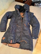 (607) Naketano Brave the new world sehr chick Mantel Parka sehr warm sehr aufwen