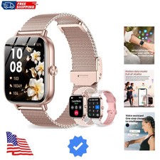 Smart Watch for Women, 1.85"HD Fitness Tracker Answer/Make Call/Messages, 130...