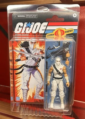 GI Joe Classified Retro Carded Cobra Storm Shadow - In MOC Masters Case - 2023