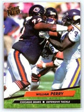 1992 Ultra #46 William Perry Chicago Bears Football Card