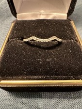 Dainty Diamond Band Missing One Stone 