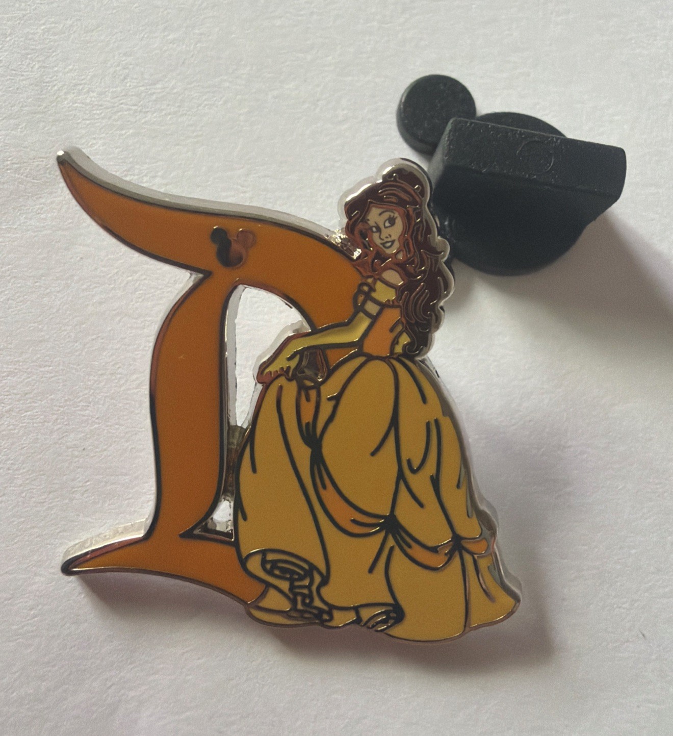DLR Belle Disneyland D Beauty and the Beast 2024 Hidden Mickey Disney Pin 