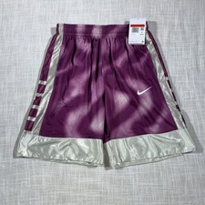 Nike Dri-Fit Boys Youth Large Basketball Shorts Purple