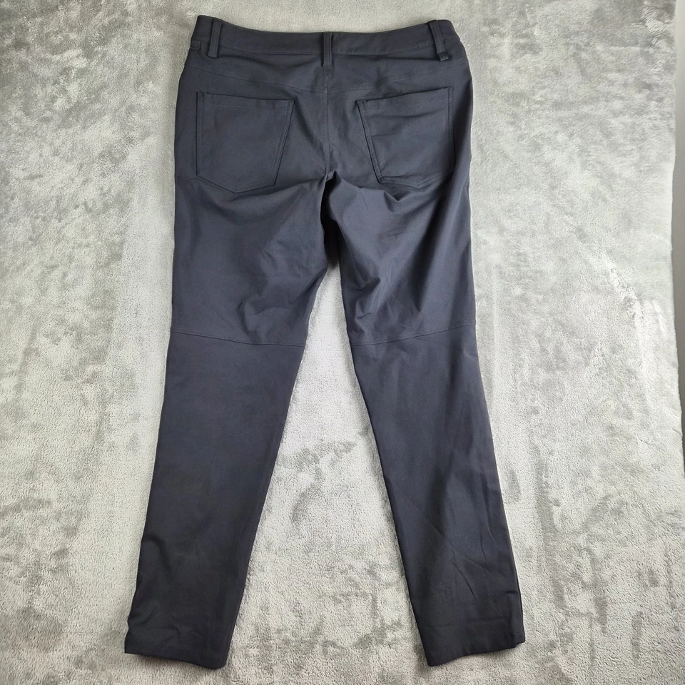Pantalones Lululemon Para Hombre Gris Oscuro 32x30 ABC Warpstreme Calce Ajustado Cremallera Bolsillo Elástico Foto 2 de 4