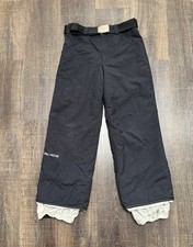 Burton Snowboard Pants Kids Youth XL 12/13 Belted Black Snow Ski Skiing See Pic