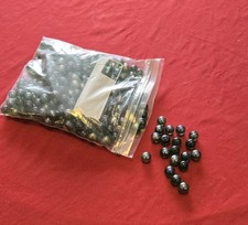 Iridescent Green Glass Marbles For DIY Or Games 2.8 Lbs.