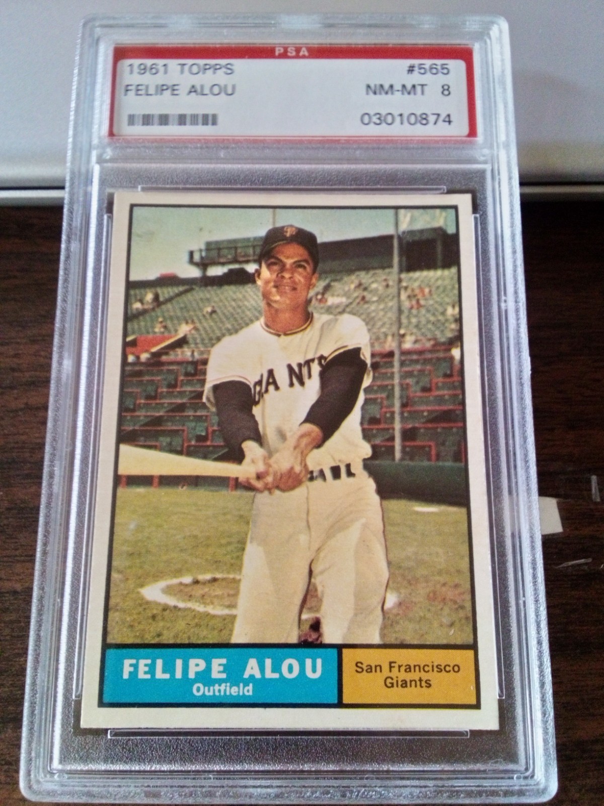 1961 Topps TOPPS #565 Felipe Alou front