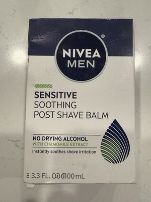 NIVEA MEN Sensitive Aftershave Balm 3.3 fl oz Chamomile Alcohol-Free