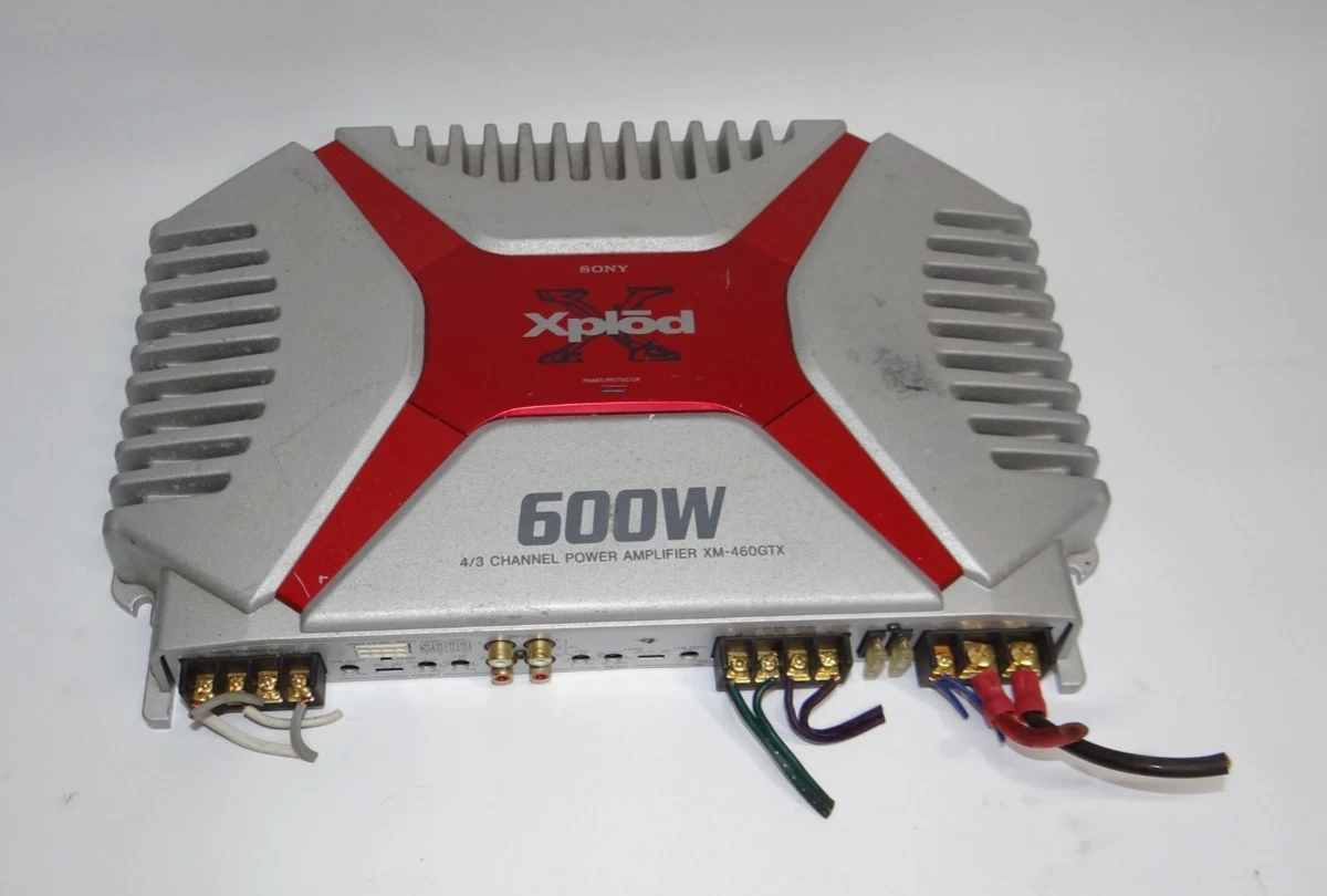 Sony Xplod 600 Watt XM-460GTX Channel Stereo 4/3 Channel Amplifier