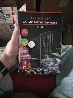 Aquatop Terratop Aquatic Reptile Filter   3-Stage Filtration for Aquatic Reptile