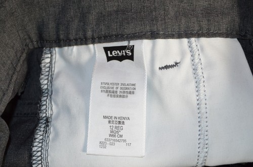 LEVI'S 511 Boy's Flat Front Performance Slim Shorts size 12 Reg 26 - Picture 6 of 6