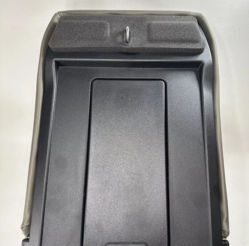 99-06 CHEVY SILVERADO GMC SIERRA CENTER CONSOLE ARM REST JUMP SEAT GRAY - Picture 11 of 11
