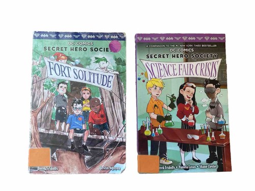 DC Comics Secret Hero Society Science Fair Fort Solitude Graphic Novel Book Lot