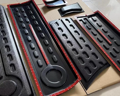 For Bronco 2021-2022 2023 2024 6x Black Door Side Body Molding Cover Trim - Picture 3 of 8