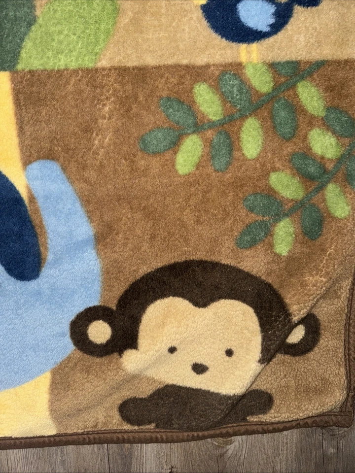 Manta bebé felpa Kidsline mono jirafa elefante gruesa cálida excelente cariñosa Foto 4 de 4