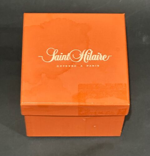 Ercuis France Saint Hilaire Butter Caviar Condiment Dish Silver Plate Domed Lid - Picture 3 of 10