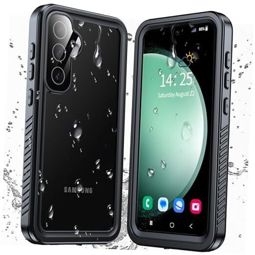 for Samsung Galaxy S23 FE Case, IP68 Waterproof with Built-in Screen