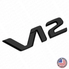 V12 AMG Side Quarter Fender Marker Nameplate Emblem Badge Matte Black Sport