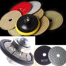 1" Radius Bullnose Profile B25 Router Bit 35 Granite Marble stone Polishing Pad
