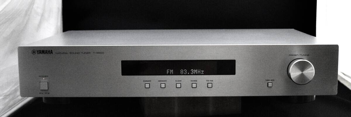 YAMAHA T-S500 ラジオチューナー　　AM/FM 動作確認済み ヤマハ オーディオチューナー シルバー T-S500(S) 【中古品