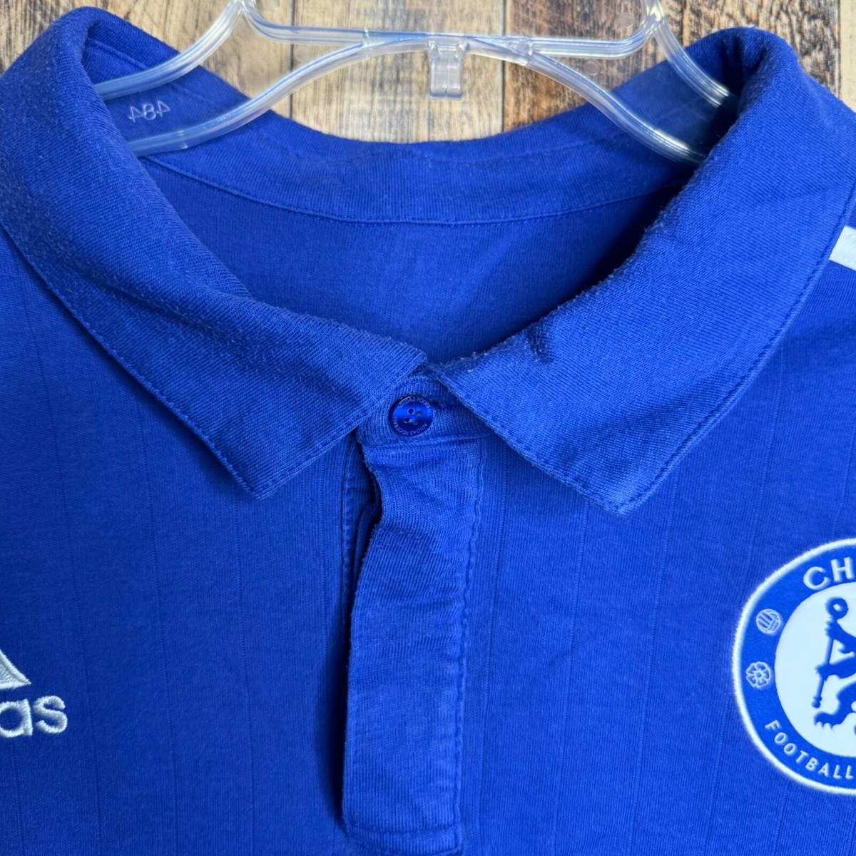 Chelsea FC adidas ポロシャツ 青 USED】 Chelsea adidas polo shirt blue - メルカリ