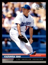 2005 Leaf  #102 Kazuhisa Ishii Los Angeles Dodgers