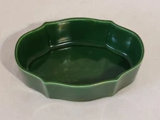 Vintage Johannes Brahm California Pottery Green Dish