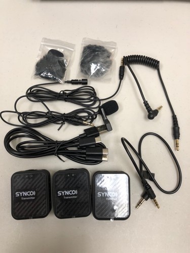 Système de microphone sans fil Lavalier SYNCO G1(A2) pour appareil photo/smartphone/caméscope - Photo 4 sur 11