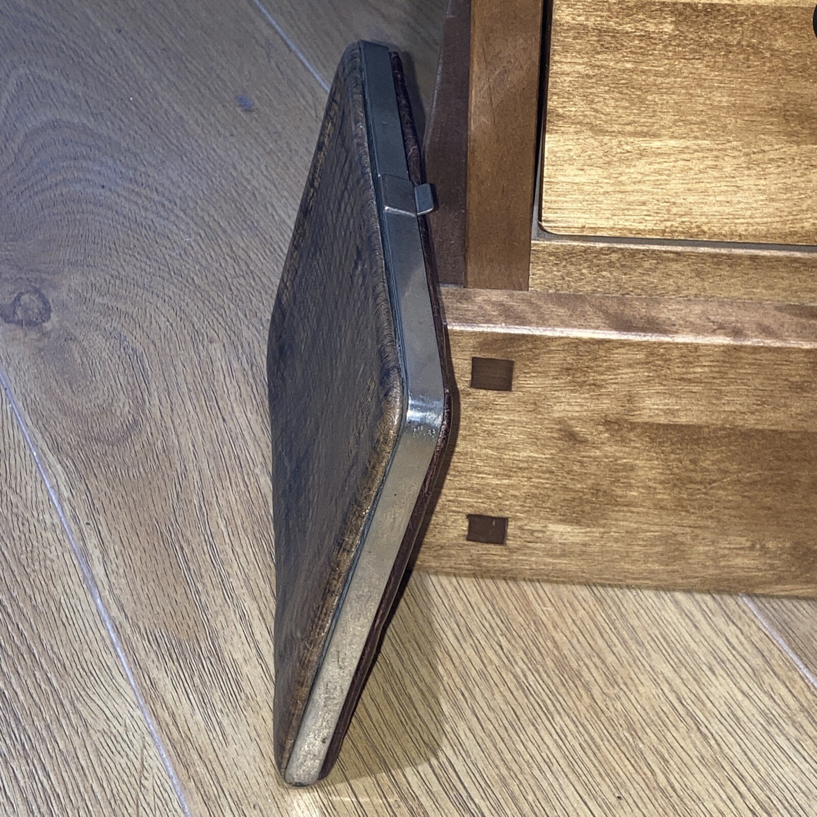 True Vintage Art Deco Two Tone 1930s Clutch Bag 4