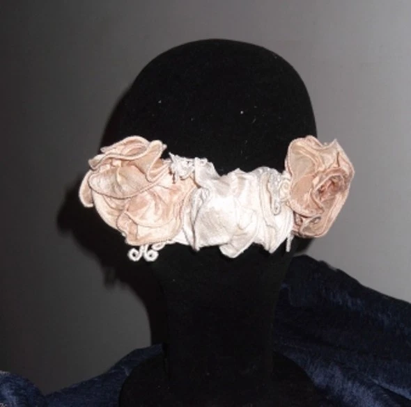 DUPION ROSAS PEINE PARA EL PELO, SALMÓN ROSA MARFIL COLORES, ACCESORIOS NUPCIALES, AUSTRALIANO  Foto 3 de 4