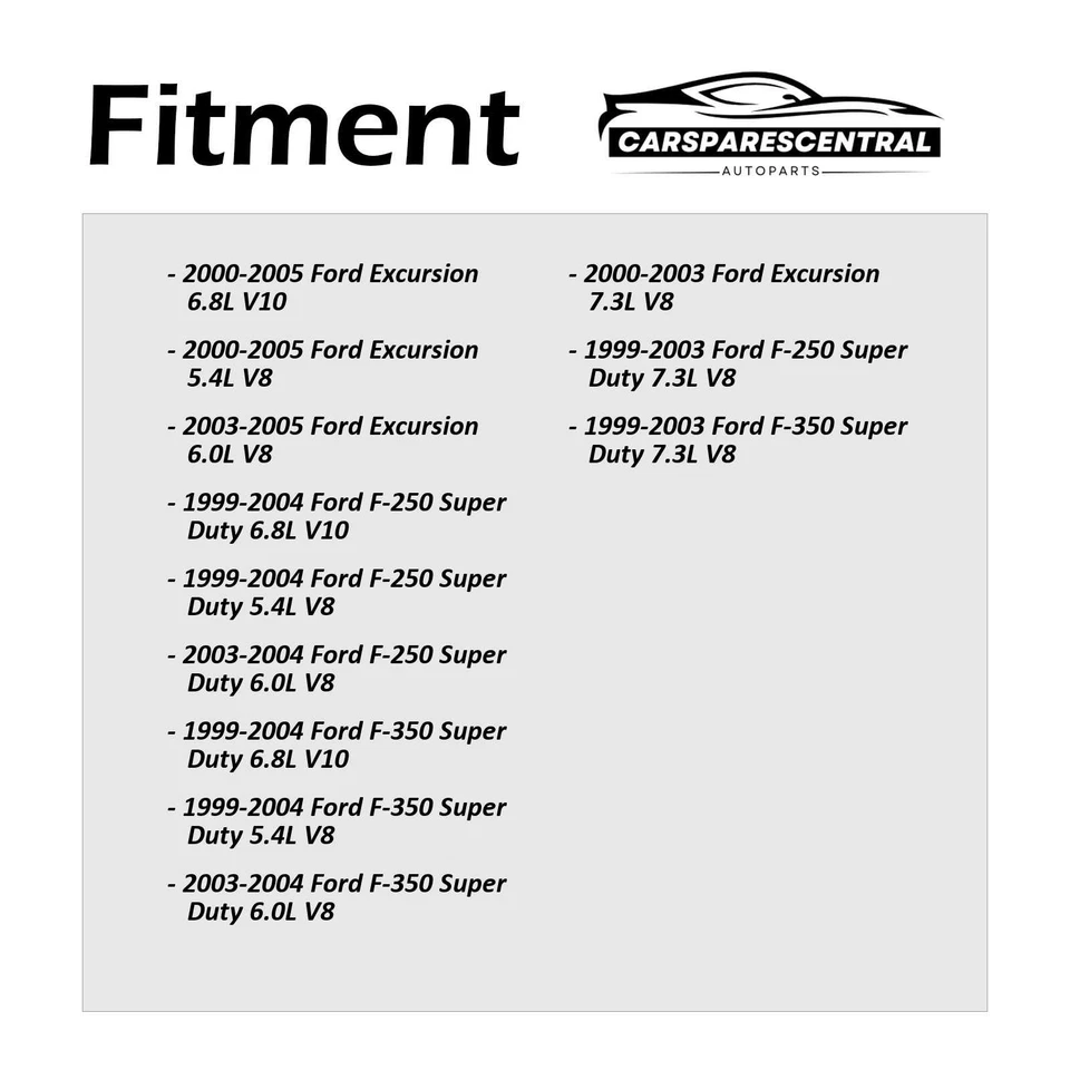 Juego de pinzas y pastillas de freno traseras 3x para Ford F-350 Super Duty 6,8 L 1999-2004 Foto 2 de 4