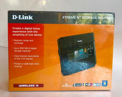 **NEW** D-Link XTREME N STORAGE ROUTER DIR-685 4-Port Gigabit Wireless 300 Mbps