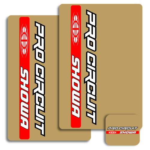 Pro Circuit Showa Fork Decals CRF YZF KX (Multiple Colors/Styles)(9x6) - Picture 3 of 26