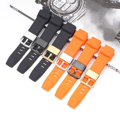 18mm For Casio PROTERK PRG200/250/260/270/PRG500/510/550 Rubber Watch Band Strap