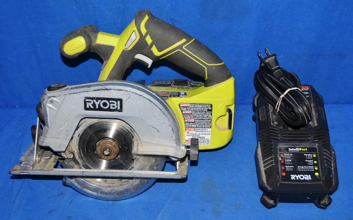 Ryobi P506 18V ONE+ 5-1/2 Cordless Circular Saw Tool w/ Battery & Charger