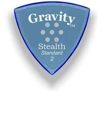 Gravity Picks Stealth Multi-Hole Standard 2mm Blue Acrylic  GSSS2PM 