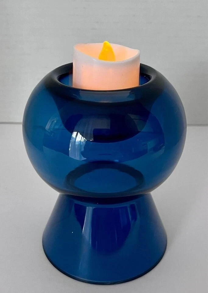 SUNESA Decoration Vase Candle Stick and Vase Nordic Blue Flower Tabletop Vase