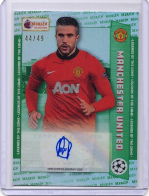 世界150枚！Topps Merlin VAN PERSIE Auto サイン