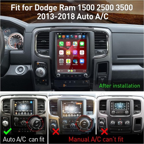 64GB For Dodge RAM 1500 2500 2013-2018 Android 13 Car Radio Stereo Carplay Navi - Picture 4 of 23