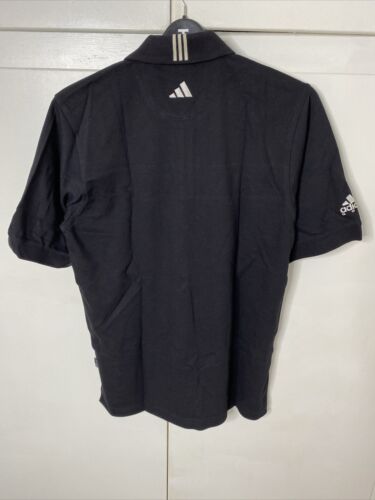 Adidas Golf Mens Black White Striped Polo Shirt - Size 38/40 NEW - Picture 6 of 6