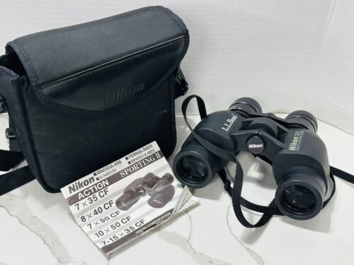 Nikon Scoutmaster II 2 Zoom 7-15 X 35  5.8 At 7x Sport Binoculars w/ case Japan - Picture 1 of 12