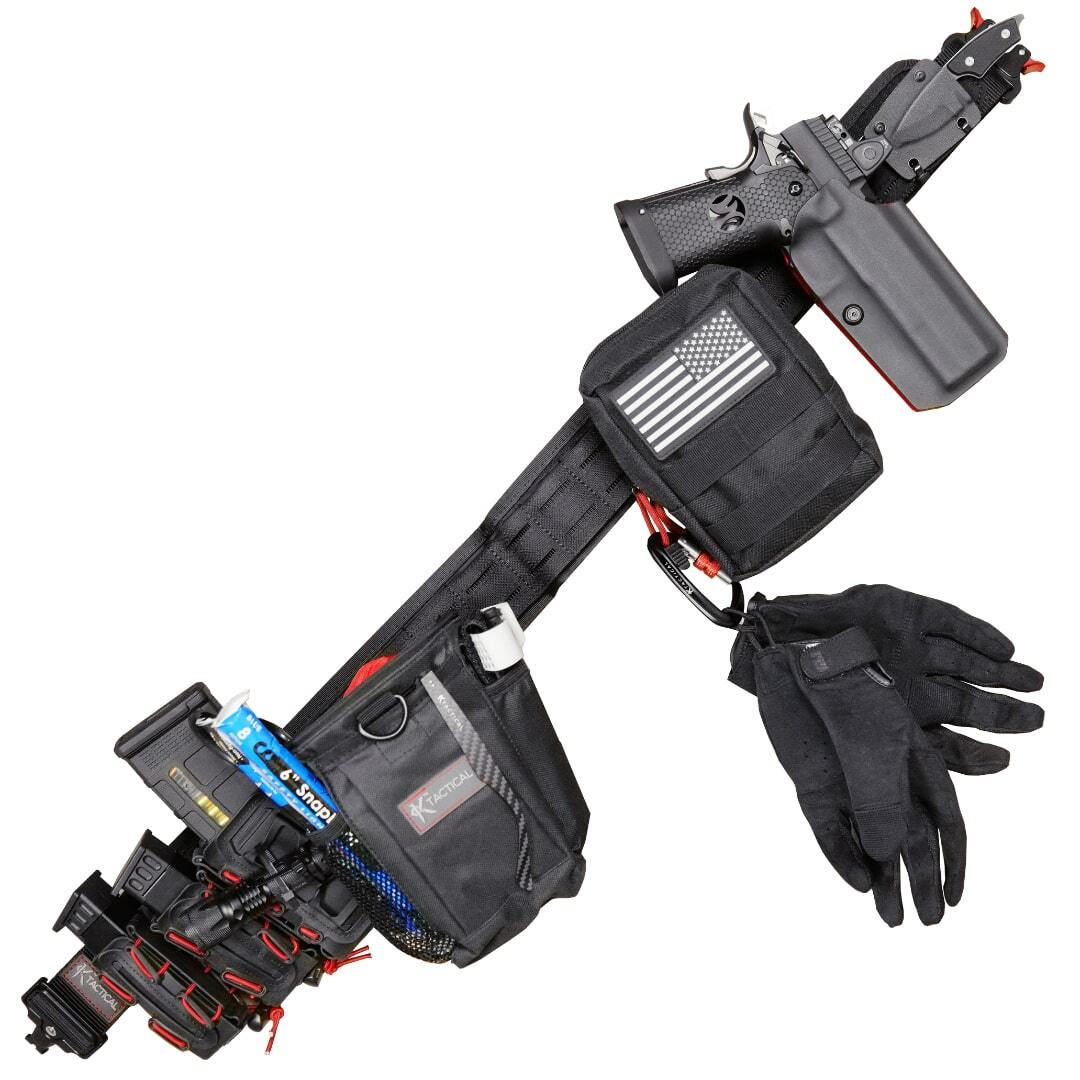 KTACTICAL BATTLE BELT KIT サバゲー用装備 Tactical Battle Belt Loadout Kit Molle Padded Metal Buckle