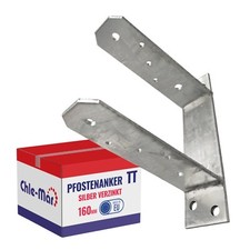 Pfostenschuh TT Pfostentr&auml;ger, Pfostenanker, Halterung zum Holz 160mm
